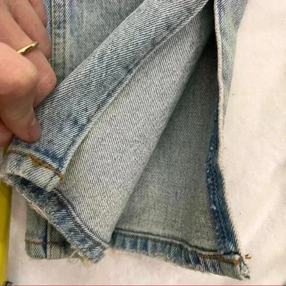 ABERCROMBIE FITCH The 90s Straight Ultra High Rise Jeans Sz 28/ 6L  Medium Wash - Picture 14 of 14